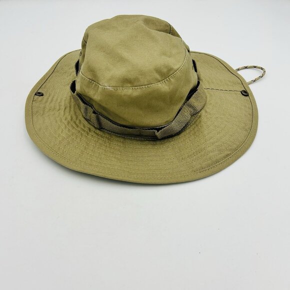 Swiss Tech Performance Gear Sun Bucket Boonie Fishing Hat Khaki Tan Safari S/M - Picture 4 of 8